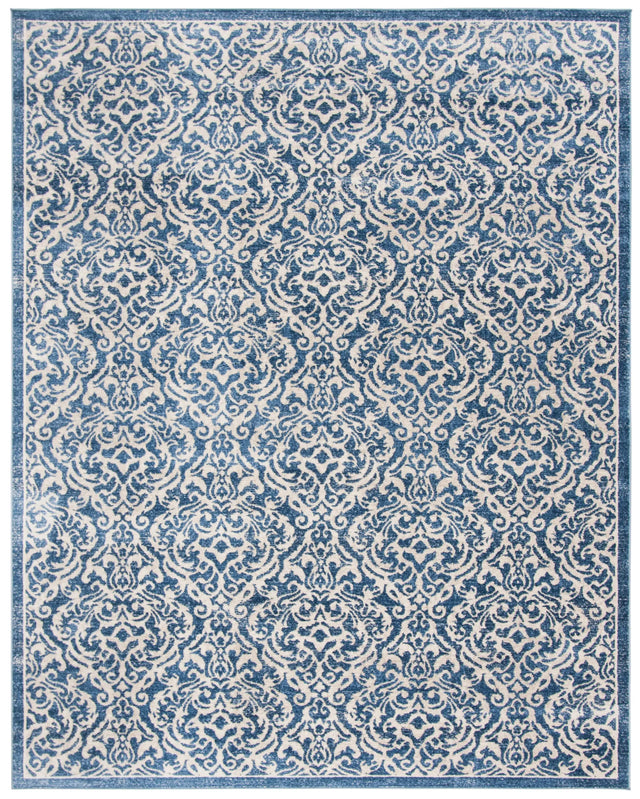 Safavieh Brentwood 10'-0" x 13'-0" Rug in Navy / Creme