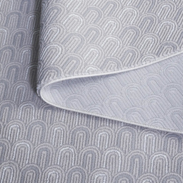 Safavieh Slate 700 4'-0" x 6'-0" Rug in Beige / Grey Ivory