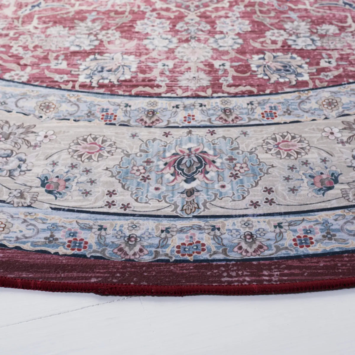 Safavieh Tucson 6'-0" x 6'-0" Rug in Rust / Beige