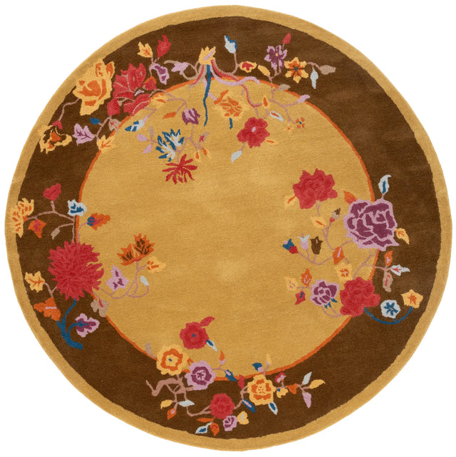 Safavieh Metro 6'-0" x 6'-0" Rug in Gold / Brown