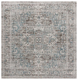 Safavieh Vintage Tabriz 6'-7" x 6'-7" Rug in Grey / Blue