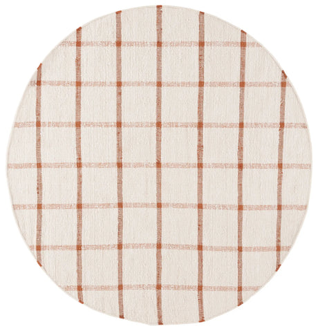 Safavieh Montauk 6'-0" x 6'-0" Rug in Ivory / Rust