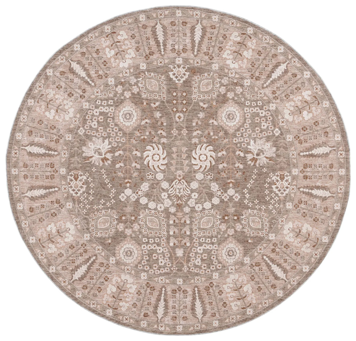 Safavieh Willow 6'-3" x 6'-3" Rug in Sage / Beige