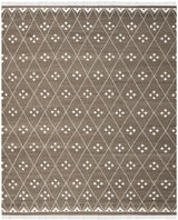 Safavieh Natural Kilim 10'-0" x 14'-0" Rug in Brown / Ivory