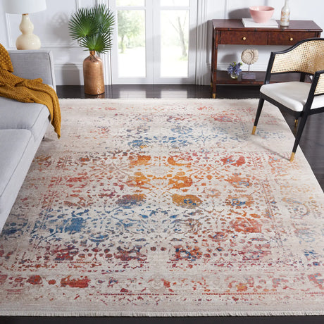 Safavieh Vintage Persian 6'-0" x 9'-0" Rug in Light Grey / Multi