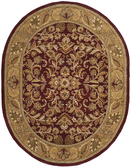 Safavieh Heritage 7'-6" x 9'-6" Rug in Red / Gold