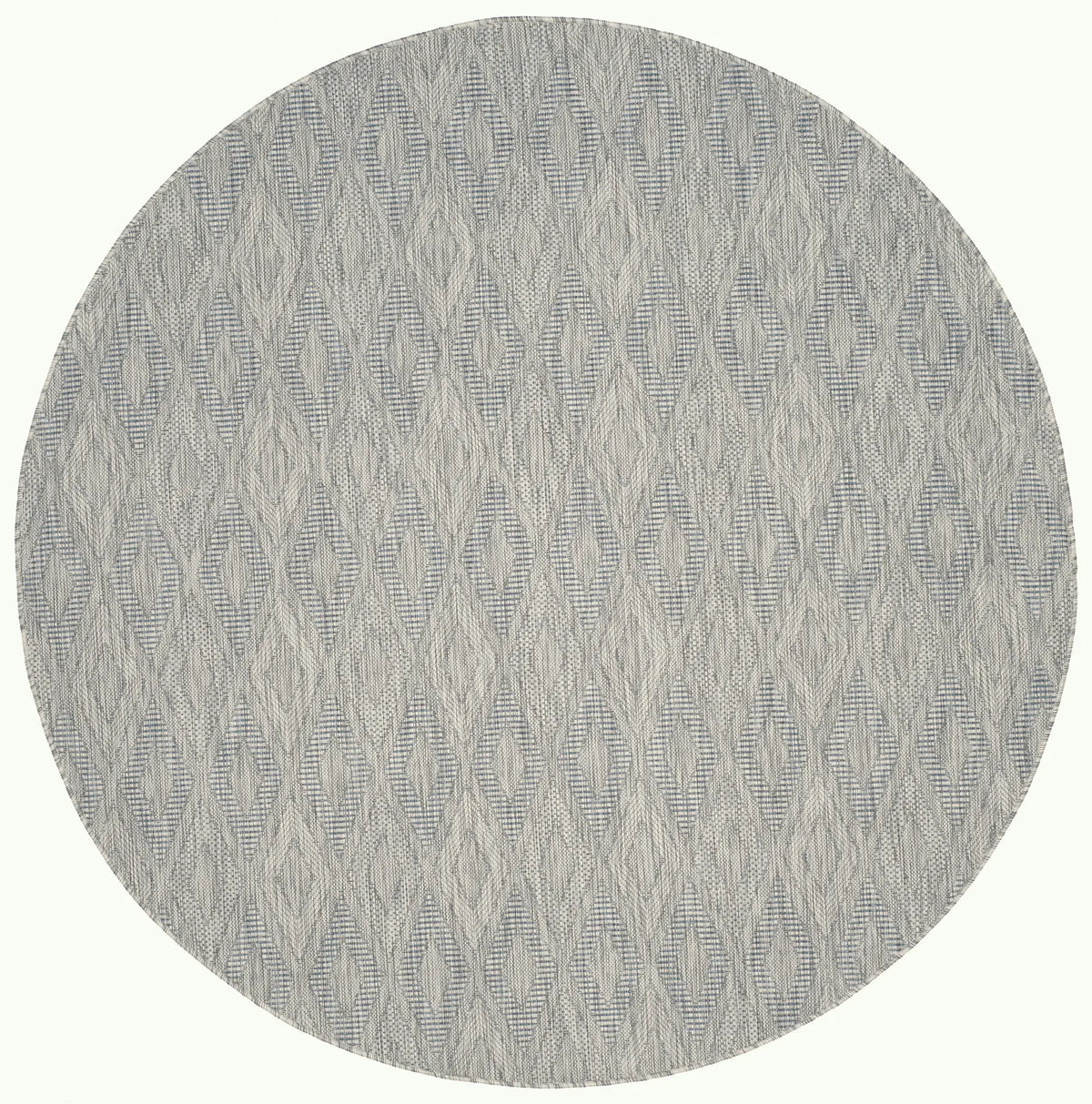 Safavieh Courtyard 5'-3" x 5'-3" Rug in Grey / Grey