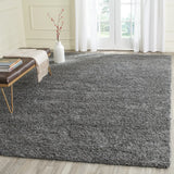 Safavieh Sgl-Laguna Shag 10'-0" x 14'-0" Rug in Dark Grey