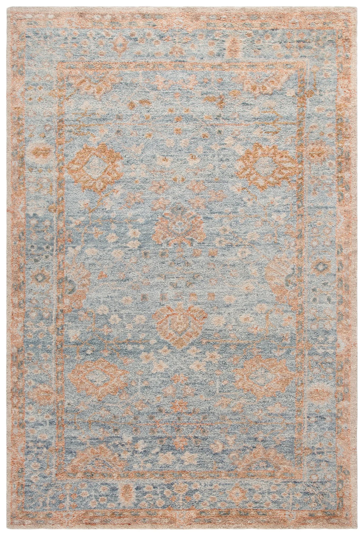 Safavieh Samarkand 6'-0" x 9'-0" Rug in Light Blue / Beige