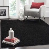 Safavieh Sga-Athens Shag 4'-0" x 6'-0" Rug in Black
