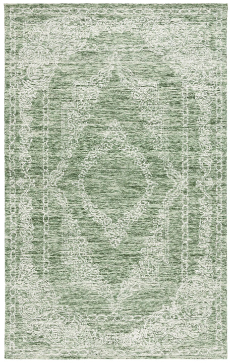 Safavieh Metro 4'-0" x 6'-0" Rug in Green / Ivory