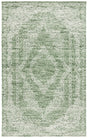 Safavieh Metro 4'-0" x 6'-0" Rug in Green / Ivory