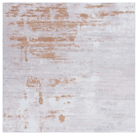 Safavieh Tacoma 6'-0" x 6'-0" Rug in Grey / Rust