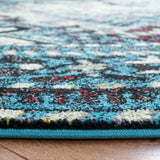 Safavieh Vintage Hamadan 5'-3" x 5'-3" Rug in Light Blue / Black