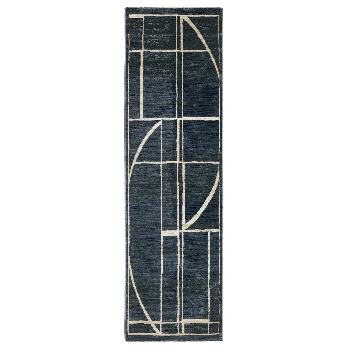 Oriental Weavers Sphinx Reed Re04B Blue/ Ivory Rug - runner