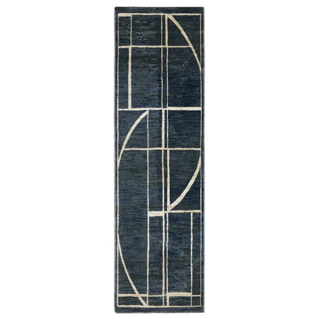 Oriental Weavers Sphinx Reed Re04B Blue/ Ivory Rug - runner