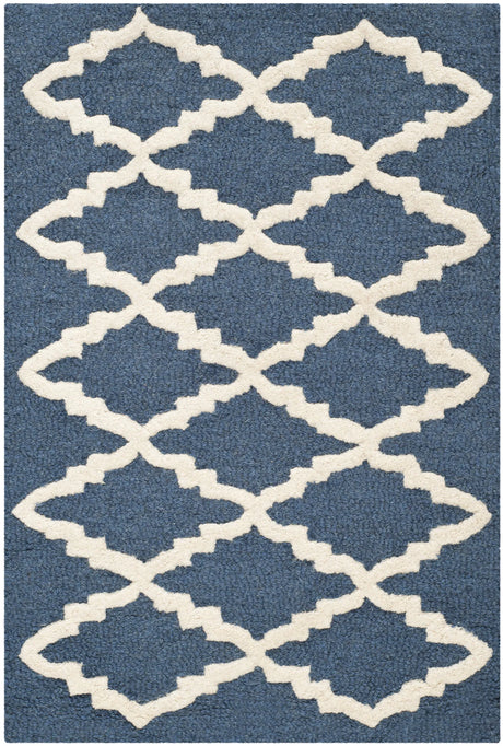 Safavieh Cambridge 2'-0" x 3'-0" Rug in Navy / Ivory