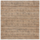 Safavieh Natural Fiber 6'-6" x 6'-6" Rug in Natural / Black
