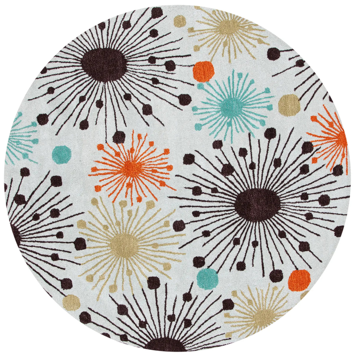 Safavieh Soho 6'-0" x 6'-0" Rug in Light Blue / Multi