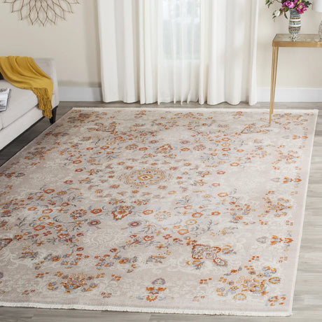 Safavieh Vintage Persian 6'-0" x 9'-0" Rug in Grey / Multi
