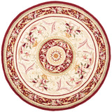 Safavieh Chelsea 5'-6" x 5'-6" Rug in Ivory / Burgundy
