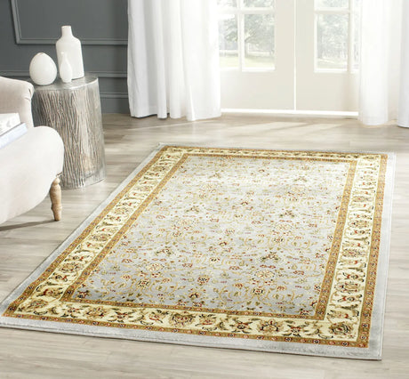 Safavieh Lyndhurst 4'-0" x 6'-0" Rug in Light Blue / Ivory