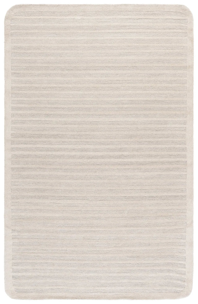 Safavieh Ebony 5'-0" x 8'-0" Rug in Silver / Ivory