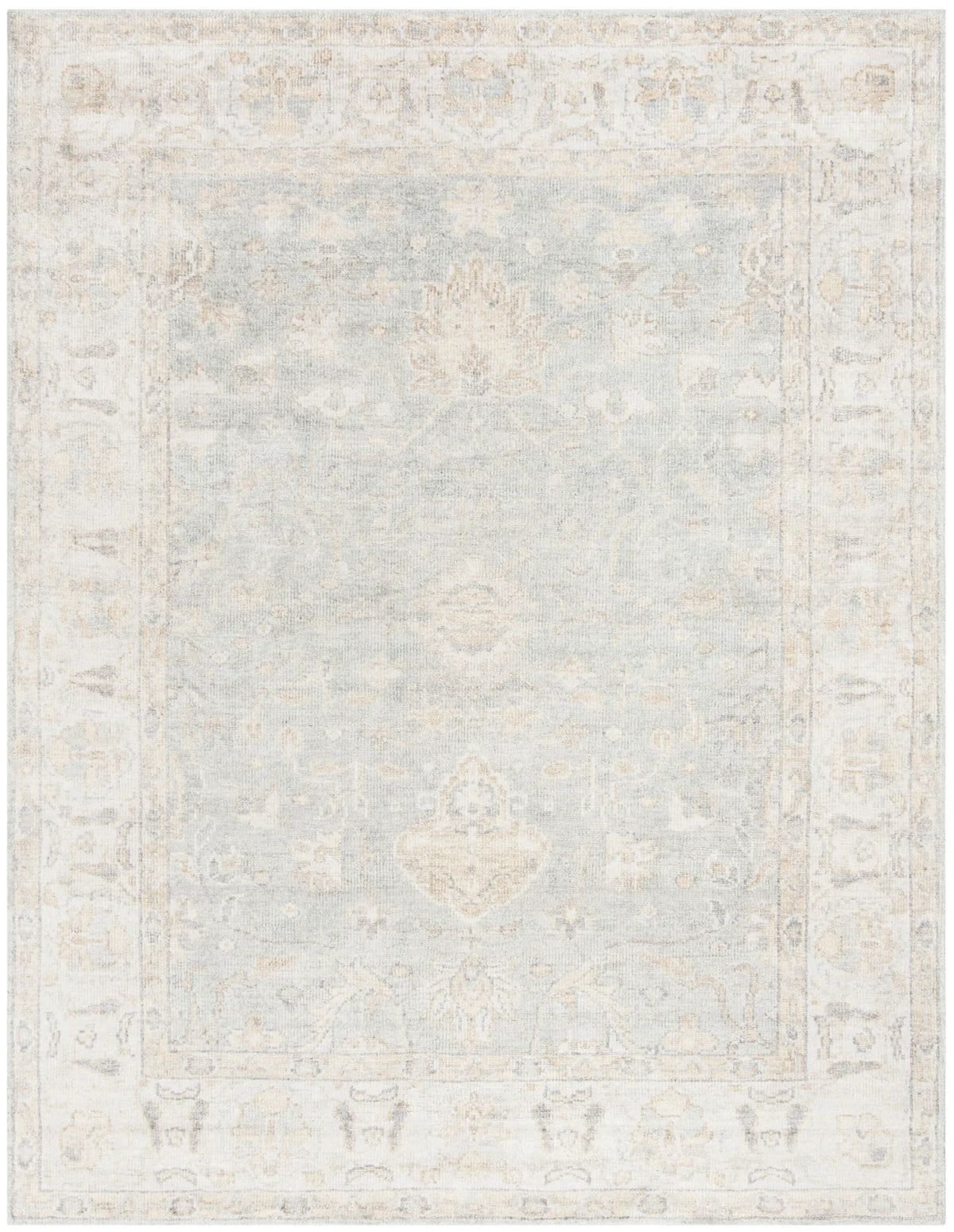 Safavieh Maharaja 8'-0" x 10'-0" Rug in Light Blue / Ivory