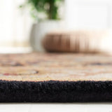 Safavieh Heritage 4'-0" x 6'-0" Rug in Black / Beige