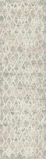 Dynamic Rugs Quartz 27039 Ivory / Silver Rugs - Runner
