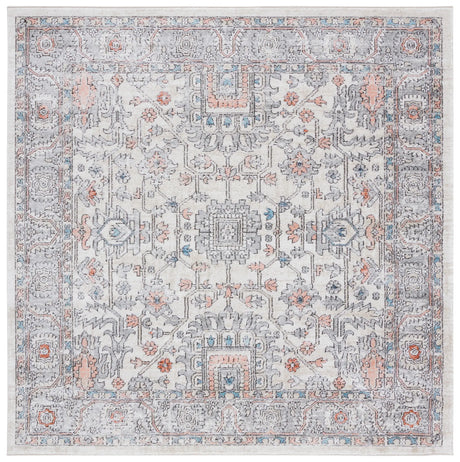Safavieh Oregon 800 6'-7" x 6'-7" Rug in Grey / Ivory