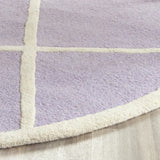 Safavieh Cambridge 6'-0" x 6'-0" Rug in Lavander / Ivory