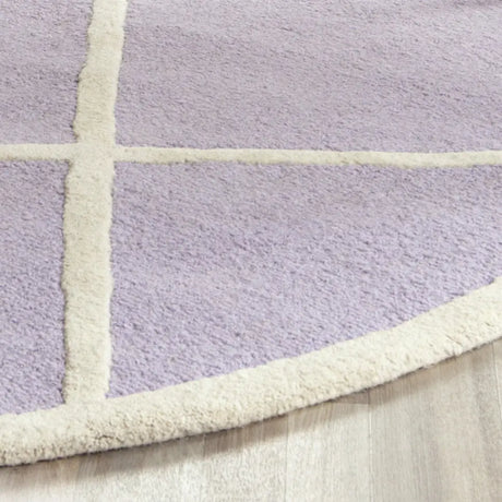 Safavieh Cambridge 6'-0" x 6'-0" Rug in Lavander / Ivory