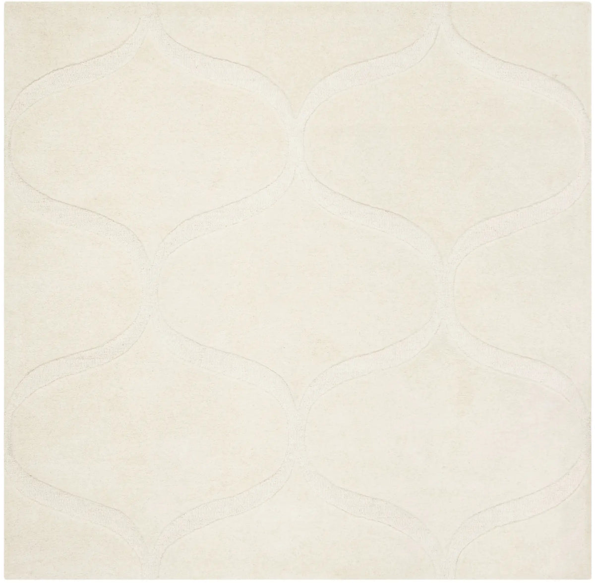 Safavieh Cambridge 6'-0" x 6'-0" Rug in Ivory / Ivory