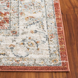 Safavieh Avalon 4'-0" x 6'-0" Rug in Rust / Ivory