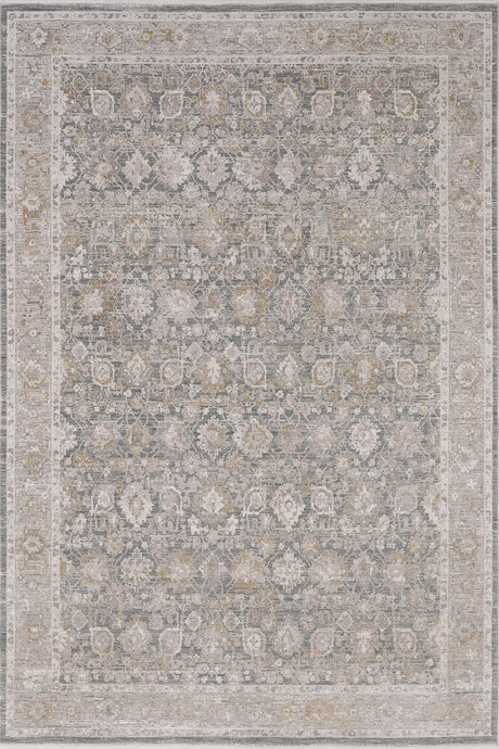 Dynamic Rugs Lara 14621 Power Loomed Traditional Beige/Grey/Cream Rug - Rectangular