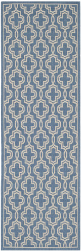 Safavieh Martha Stewart 2'-7" x 8'-2" Rug in Blue / Beige