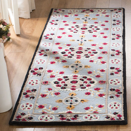 Safavieh Bellagio 2'-3" x 7'-0" Rug in Light Blue / Black