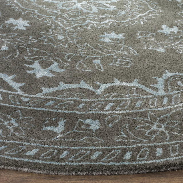 Safavieh Glamour 6'-0" x 6'-0" Rug in Dark Grey