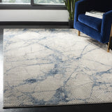 Safavieh Meadow 100 6'-7" x 9'-0" Rug in Navy / Ivory