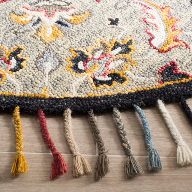 Safavieh Aspen 5'-0" x 5'-0" Rug in Grey / Charcoal