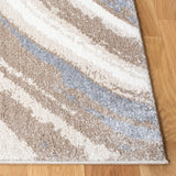 Safavieh Cyrus Shag 4'-5" x 6'-5" Rug in Ivory / Grey