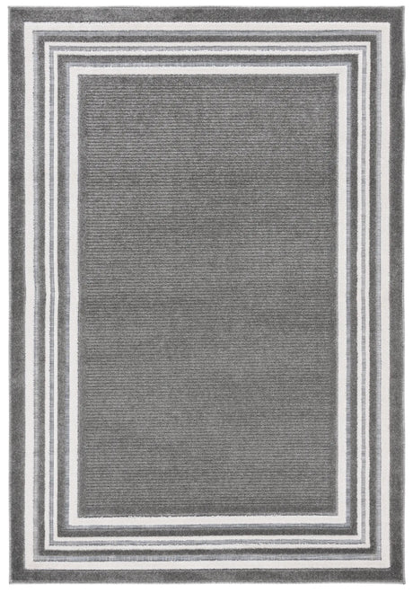 Safavieh Cabana 4'-0" x 6'-0" Rug in Grey / Ivory