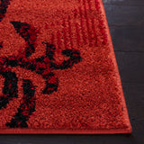Safavieh Adirondack 4'-5" x 6'-5" Rug in Red / Black