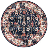 Safavieh Charleston 6'-7" x 6'-7" Rug in Navy / Ivory