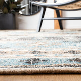 Safavieh Kilim 4'-0" x 6'-0" Rug in Blue / Ivory