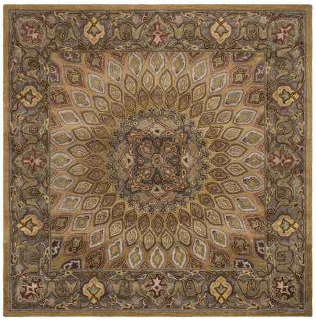 Safavieh Heritage 7'-0" x 7'-0" Rug in Light Brown / Grey
