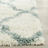 Safavieh Sgd-Dallas Shag 2'-3" x 10'-0" Rug in Ivory / Light Blue