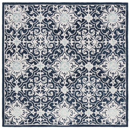 Safavieh Roslyn 7'-0" x 7'-0" Rug in Navy / Light Blue