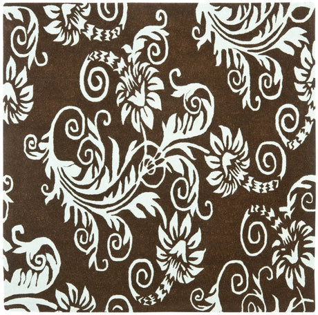 Safavieh Soho 6'-0" x 6'-0" Rug in Brown / Blue